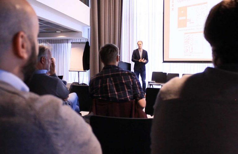 Event OpenApss in Amsterdam, presentatie van de Low code editor en de Open source platform